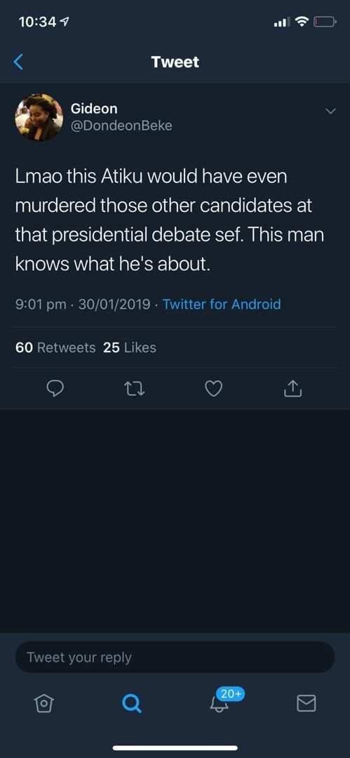 #NGTheCandidate: Atiku and Peter Obi set Nigerian Twitter on fire