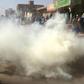 Sudanese police fire tear gas at hundreds of protesters trying to march on the presidential palace in the capital Khartoum on January 24, 2019
