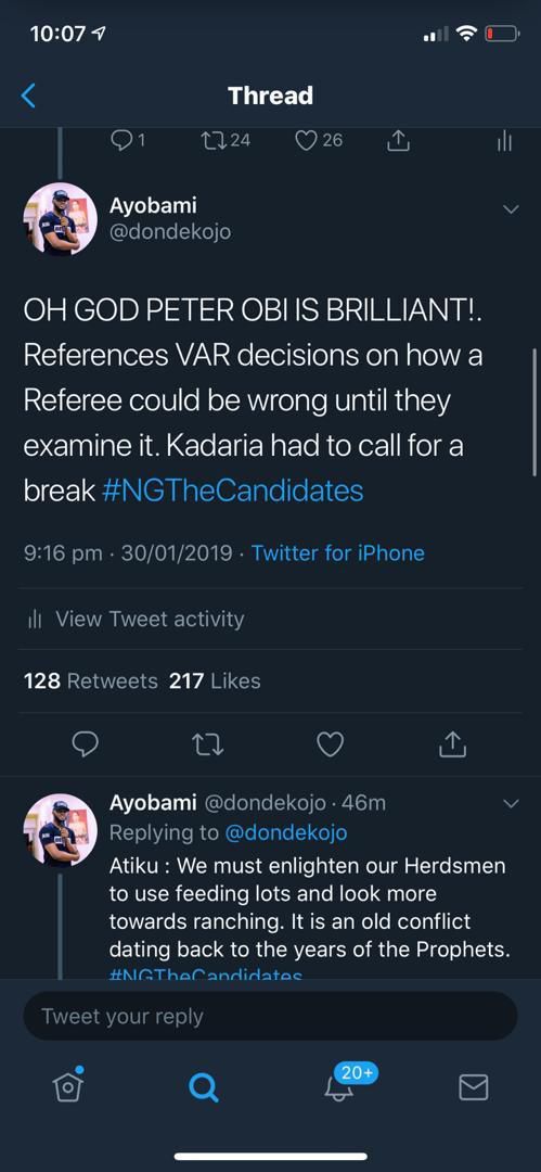 #NGTheCandidate: Atiku and Peter Obi set Nigerian Twitter on fire
