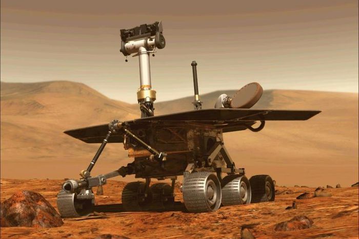 Opportunity, NASA's six-wheeled Mars rover