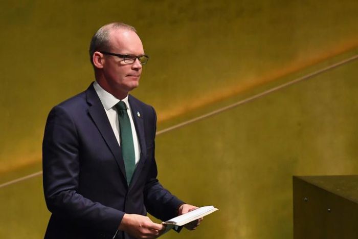 Irish Foreign Minister Simon Coveney confirmed that London would not seek to reopen the 1998 Good Friday deal, which ended decades of sectarian violence in Northern Ireland