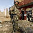 Members of the Syrian Democratic Forces rest during an operation to expel Islamic State group jihadists from their last bastion in eastern Syria