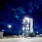 Blue Origin's New Shepard rocket, on April 29, 2018 in Texas