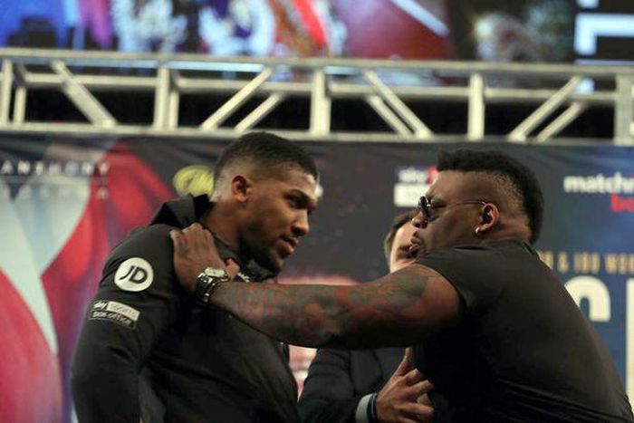 Anthony Joshua and Jarrell Miller [DAZN]