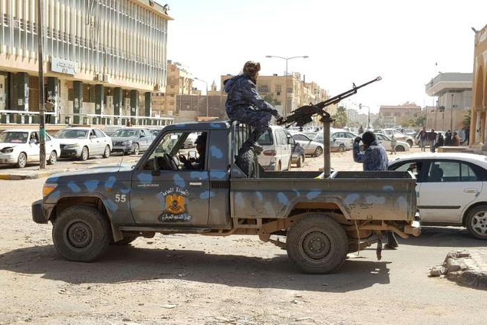 Libya has been torn between rival groups since dictator Moamer Kadhafi was overthrown in 2011 -- among them forces loyal to strongman Khalifa Haftar like these on patrol in the southern city of Sebha