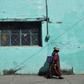 An indigenous woman walks in Tlaxiaco, in the southern Mexican state of Oaxaca, the modest hometown of Yalitza Aparicio, who has been nominated for a best actress Oscar for her performance in Alfonso Cuaron's "Roma"