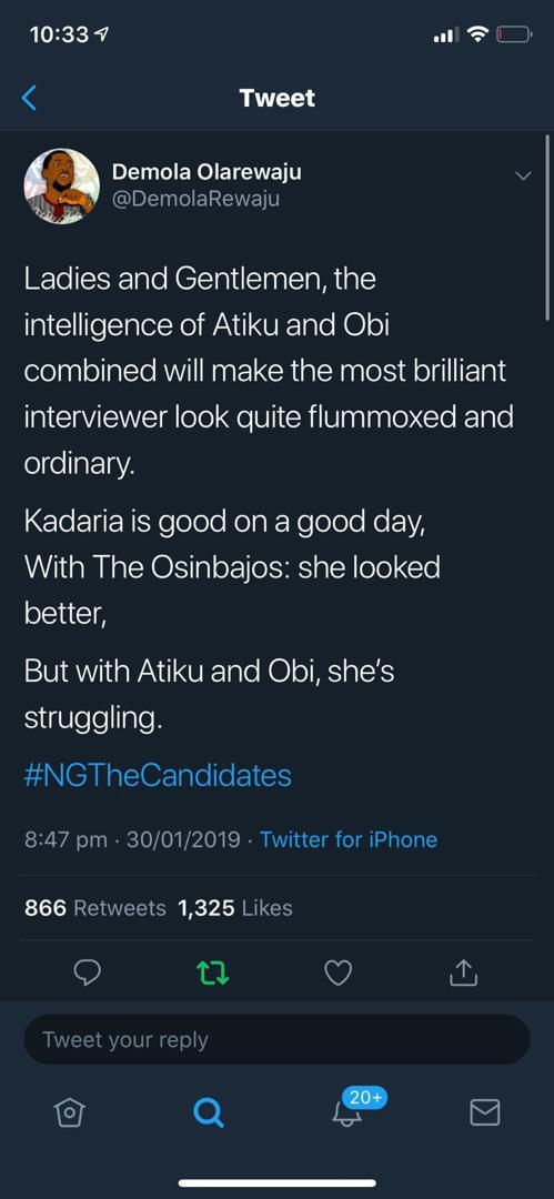 #NGTheCandidate: Atiku and Peter Obi set Nigerian Twitter on fire