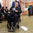 Algerian President Abdelaziz Bouteflika votes in local elections in Algiers on November 23, 2017
