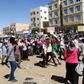 A protest in the Sudanese city of Omdurman on Sunday