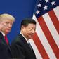 US President Donald Trump (L) and China's President Xi Jinping are facing a trade war that has weighed heavily on the outlook for the Asian giant, the world's second-largest economy