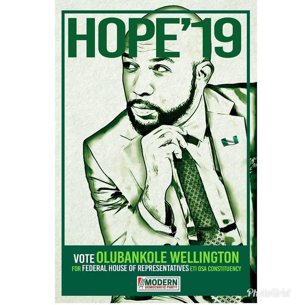 Banky W will run for the position of MP under the Modern Democratic Party platform. He hopes to achieve this goal without the influence of a godfather.