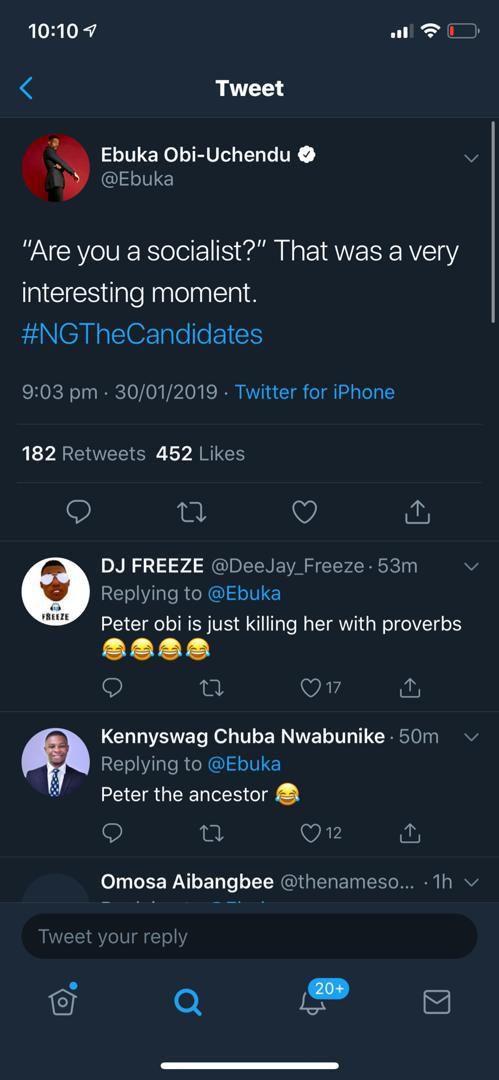 #NGTheCandidate: Atiku and Peter Obi set Nigerian Twitter on fire