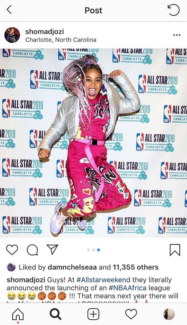 African stars spotted at All-Star Weekend: Vanessa Mdee, Ycee, Cassper Nyovest, Sho Madjozi