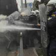 Riot police forces used tear gas during a demonstration held by striking contract teachers and students in Athens