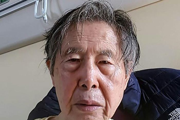 Handout image from the Fujimori family as ex president tries to avoid prison