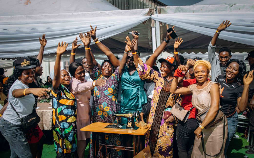 Glo Foundation treats LAWMA sweepers to day of fun, excitement, empowerment