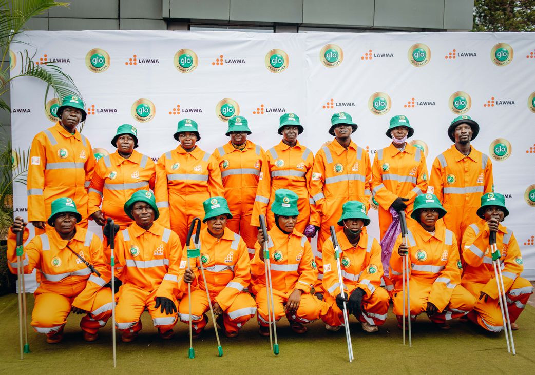 Glo Foundation treats LAWMA sweepers to day of fun, excitement, empowerment