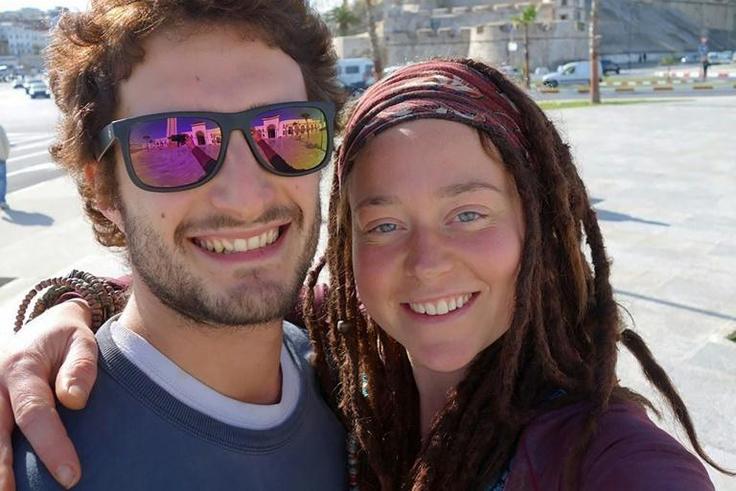 Burkina Faso's government belives that Luca Tacchetto (L) and Edith Blais are alive but no longer in the country