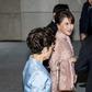 Princess Ubolratana smiled and chatted with the Shinawatras as they walked into the hotel for the wedding of Thaksin's youngest daughter Paetongtarn