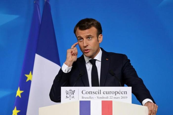 French President Emmanuel Macron accused his EU counterparts of not only failing to follow through on their pledges under the Paris climate agreement but also ignoring the demands of thousands of students who have marched in European streets
