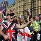 People were marking March 29 -- the original Brexit day -- in all manner of ways, from protests outside parliament to tongue-in-cheek "leaving" parties