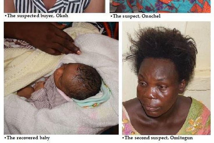 The suspects confessed there sold the baby for N350,000