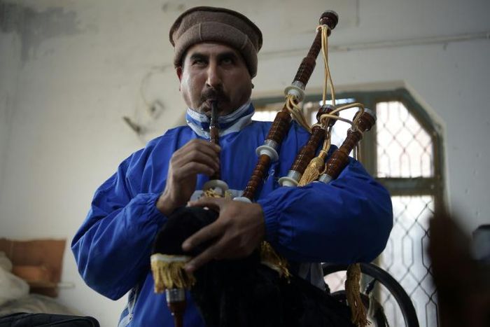 Thousands of kilometres from Scotland, the town of Sialkot in Pakistan produces an estimated 10,000 bagpipes a year