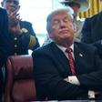 US President Donald Trump, seen here in the Oval Office March 15, 2019, complains he is being blamed for the massacre of Muslims in New Zealand