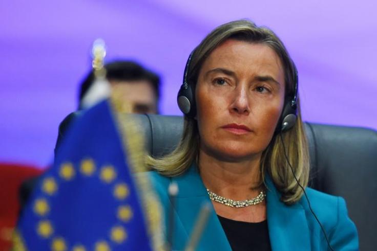 European Union Foreign Policy Chief Federica Mogherini attends the first joint EU and Arab League summit in the Egyptian Red Sea resort of Sharm el-Sheikh, on February 25, 2019