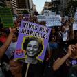 Slain Rio de Janeiro's councillor and activist Marielle Franco is remembered at a 2019 International Women's Day event in Sao Paulo, Brazil