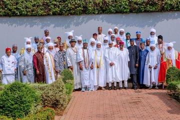 Buhari hosts National Council of Traditional Rulers [Twitter/@MBuhari]