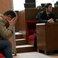 Public prosecutors are seeking a 22-year jail sentence for Joaquin Benitez, seen here at his trial in Barcelona on Monday, for allegedly sexually abusing four former students