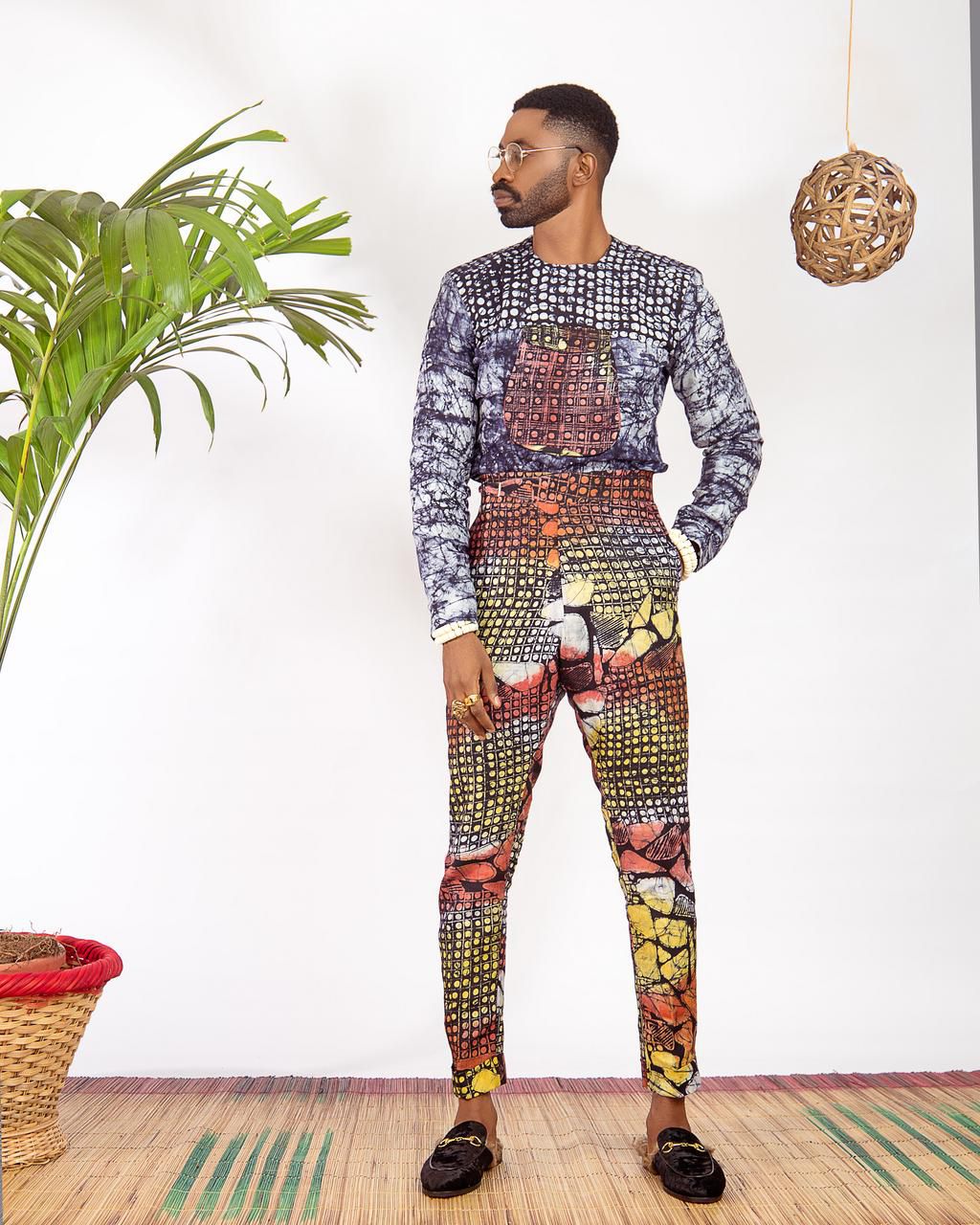 Emerging menswear designer Patrickslim in collaboration with Just Adire presents 'The Modern Man' ft Ric Hassani