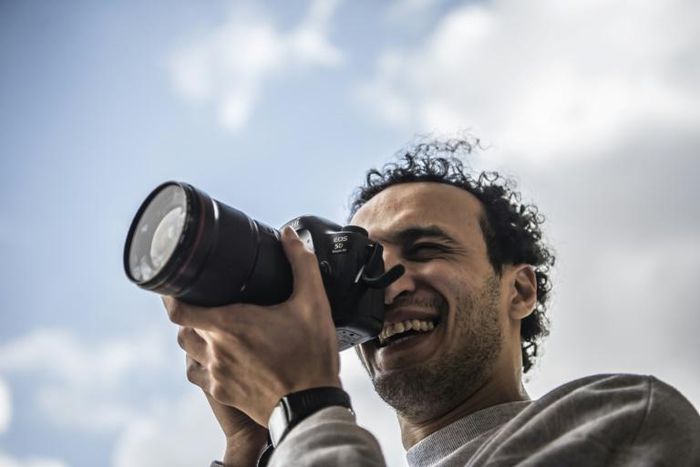 Egyptian photojournalist Mahmoud Abu Zeid vowed to resume his journalism career following his release from prison