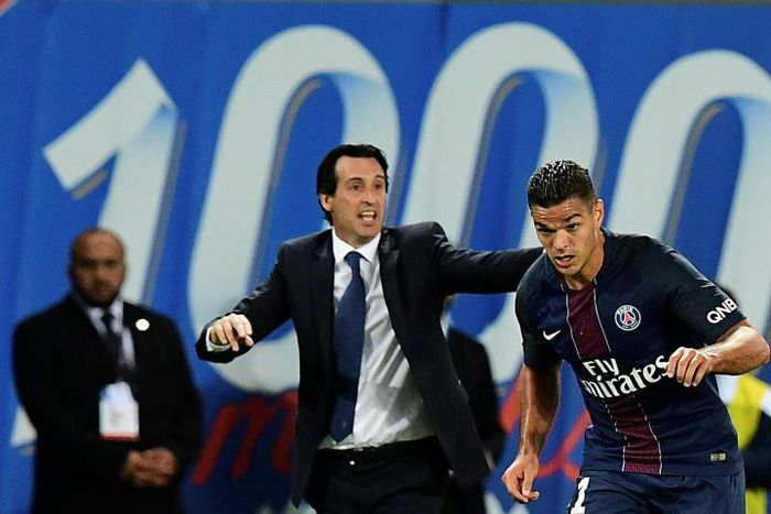 Hatem Ben Arfa (right) was frozen out at PSG under Unai Emery
