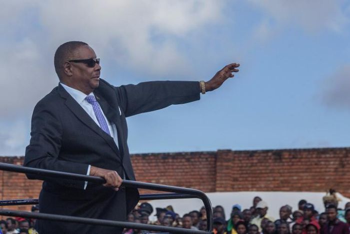 Malawi President Peter Mutharika is seeking a second term in office