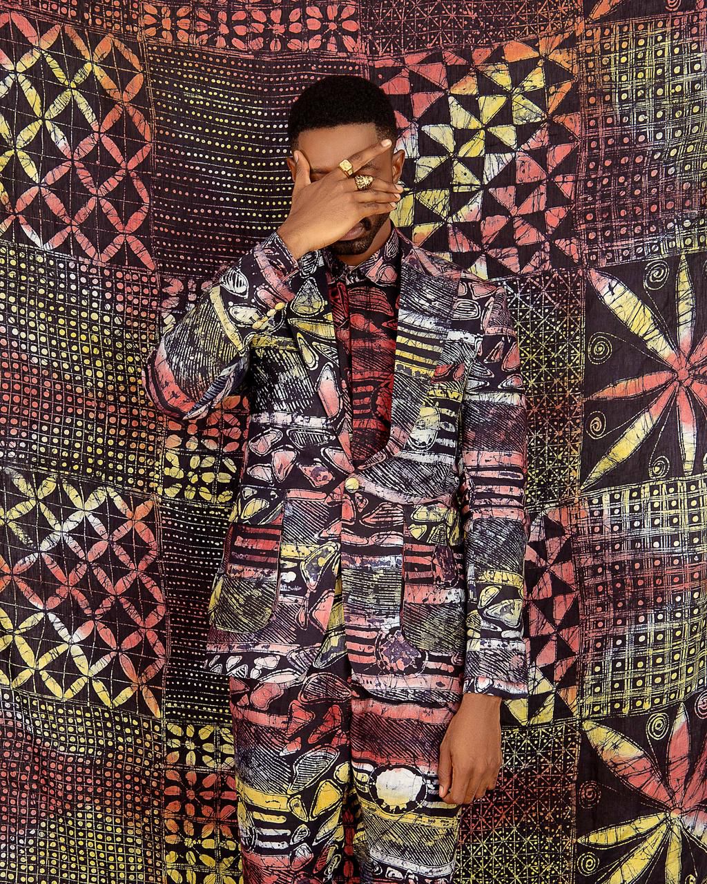 Emerging menswear designer Patrickslim in collaboration with Just Adire presents 'The Modern Man' ft Ric Hassani