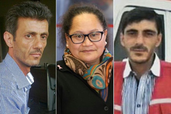 Alaa Rajab (L), Louisa Akavi and Nabil Bakdoune were abducted in northwest Syria more than five years ago