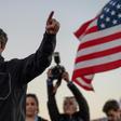Beto O'Rourke lors d'un meeting contre Donald Trump à El Paso, à la frontière avec le Mexique, le 11 février 2019