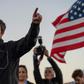 Beto O'Rourke lors d'un meeting contre Donald Trump à El Paso, à la frontière avec le Mexique, le 11 février 2019