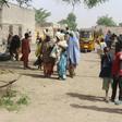 Maiduguri residents (pictured April 7, 2019, after a double suicide attack) were evacuated "for their safety as a result of ongoing operations to flush out insurgents in the area"