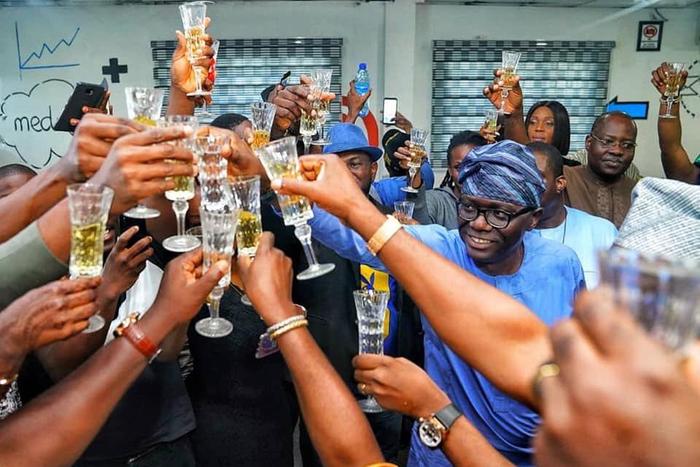 Sanwo-Olu wine