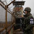A South Korean soldier at the Demilitarised Zone separating North and South Korea