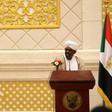President of Turkey Recep Tayyip Erdogan (L) and President of Sudan Omar al-Bashir address a press conference in Khartoum in December 2017 -- Erdogan's visit was the first by a Turkish president
