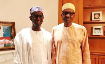 President Muhammadu Buhari and Mallam Nuhu Ribadu