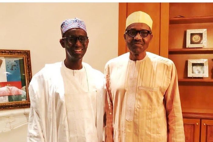 President Muhammadu Buhari and Mallam Nuhu Ribadu