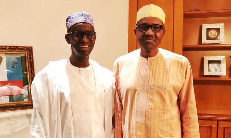President Muhammadu Buhari and Mallam Nuhu Ribadu