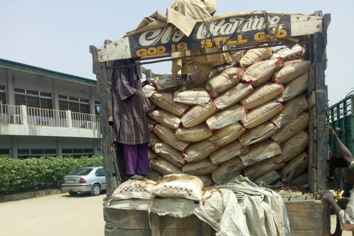 Customs seizes 300 bags of imported rice in Borno