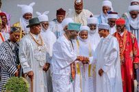 Buhari hosts National Council of Traditonal Rulers [Twitter/@MBuhari]