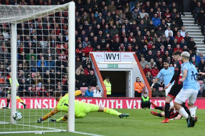Riyad Mahrez lifted Manchester City back to the top of the Premier League